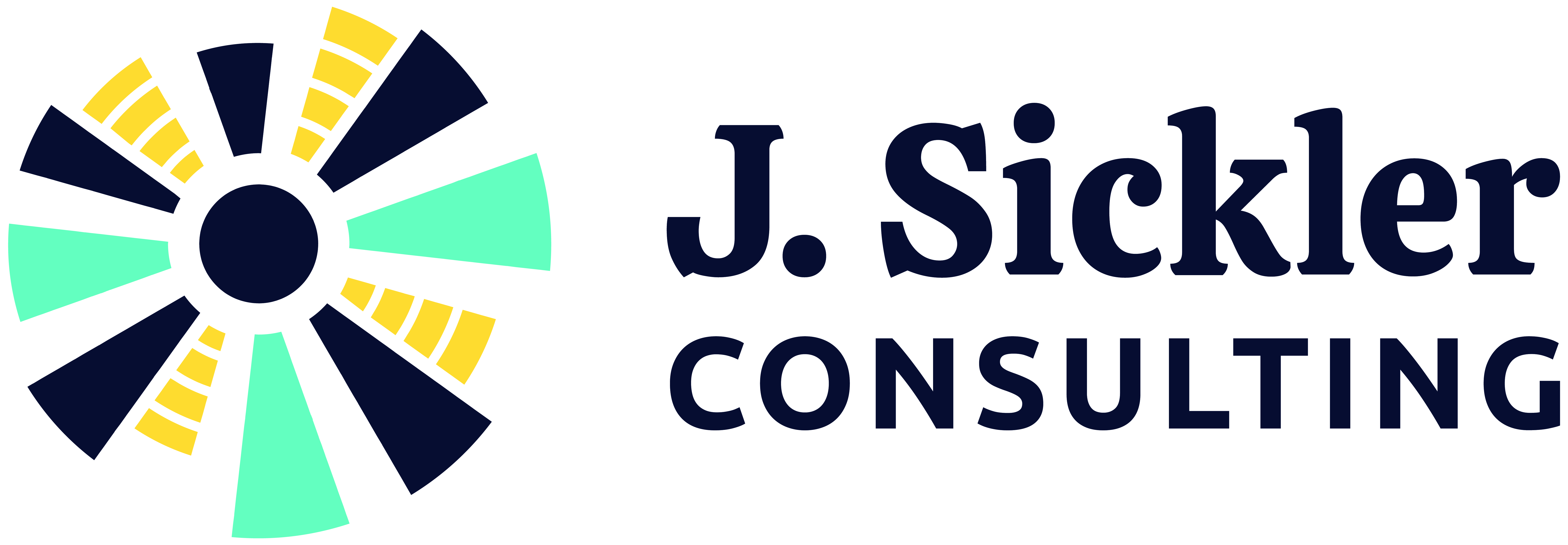 j sickler logo horizontal color print
